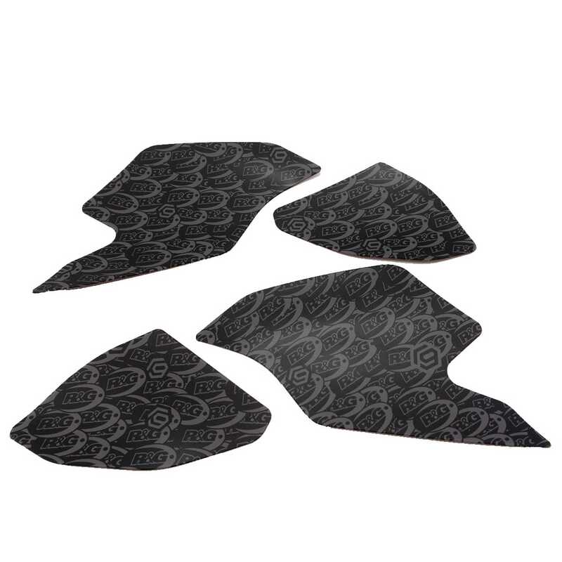 Kit grip de réservoir 4 pièces R&G RACING Race Grip - noir 