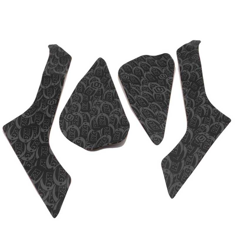 Kit grip de réservoir 4 pièces R&G RACING Race Grip - noir 