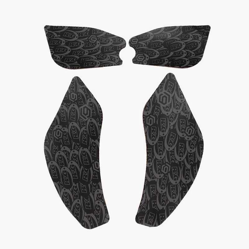 Kit grip de réservoir 4 pièces R&G RACING Race Grip - noir 