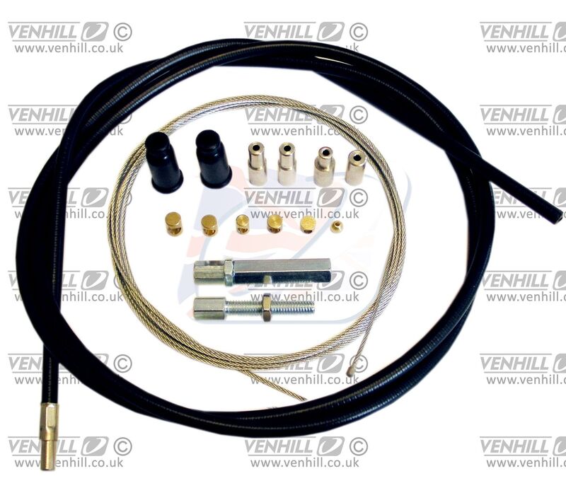 Kit câble de gaz universel VEHNILL - extérieur 6mm / 2.35m 