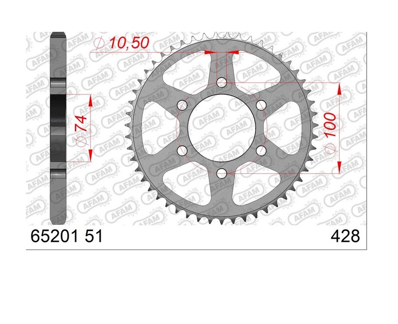 Couronne AFAM Acier Standard - 428 