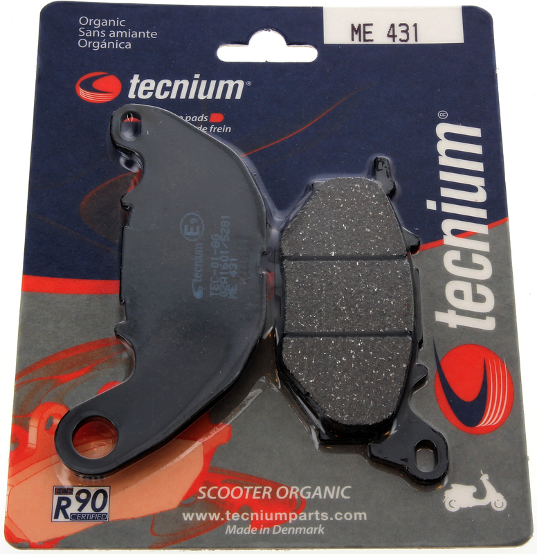 Plaquettes de frein TECNIUM scooter organique - ME431 