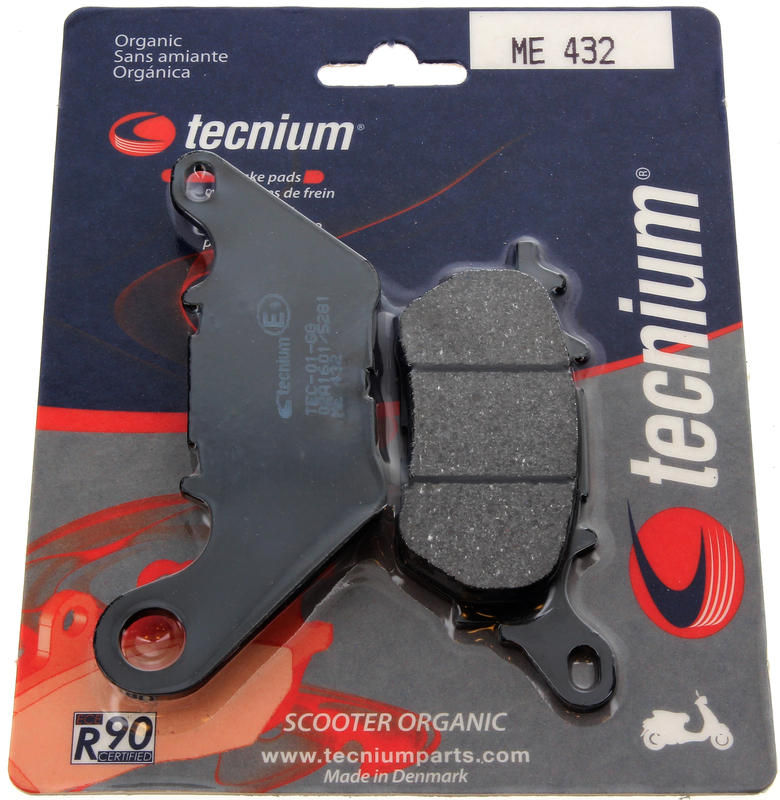 Plaquettes de frein TECNIUM scooter organique - ME432 