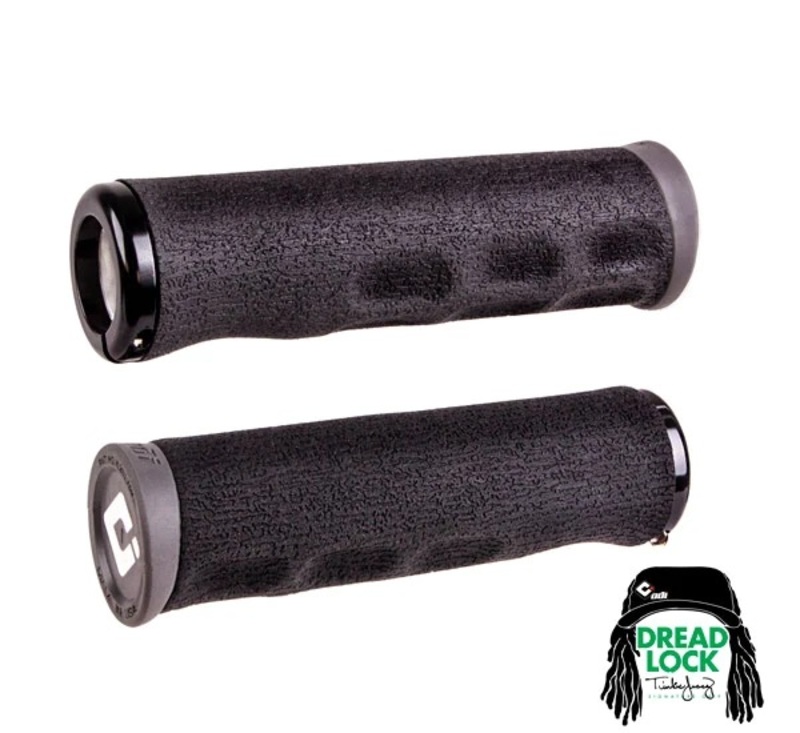 Revêtements de poignées MTB ODI F-1 Series Tinker Signature Dread Lock 