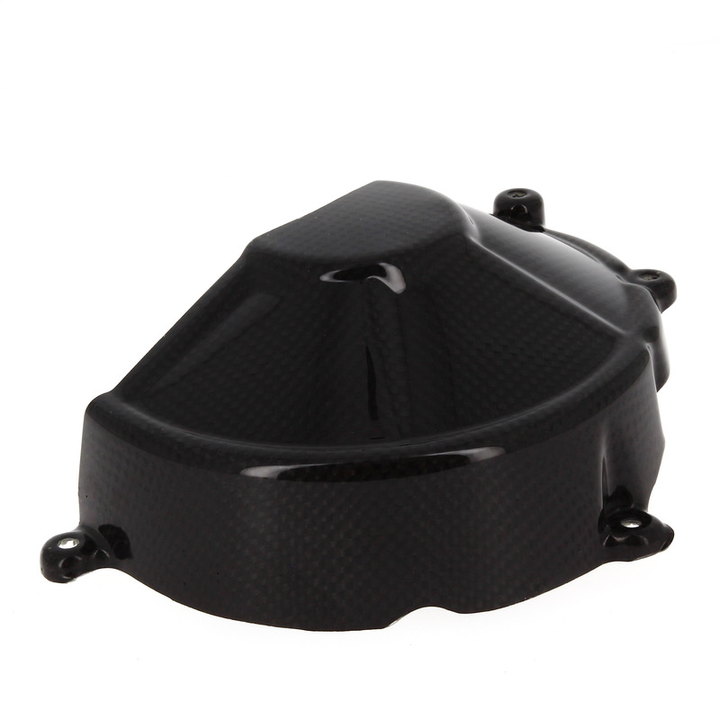Couvercle de carter d'embrayage LIGHTECH carbone brillant 