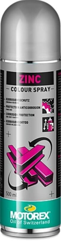 Vernis Zinc MOTOREX Colour Spray - 500 ml 
