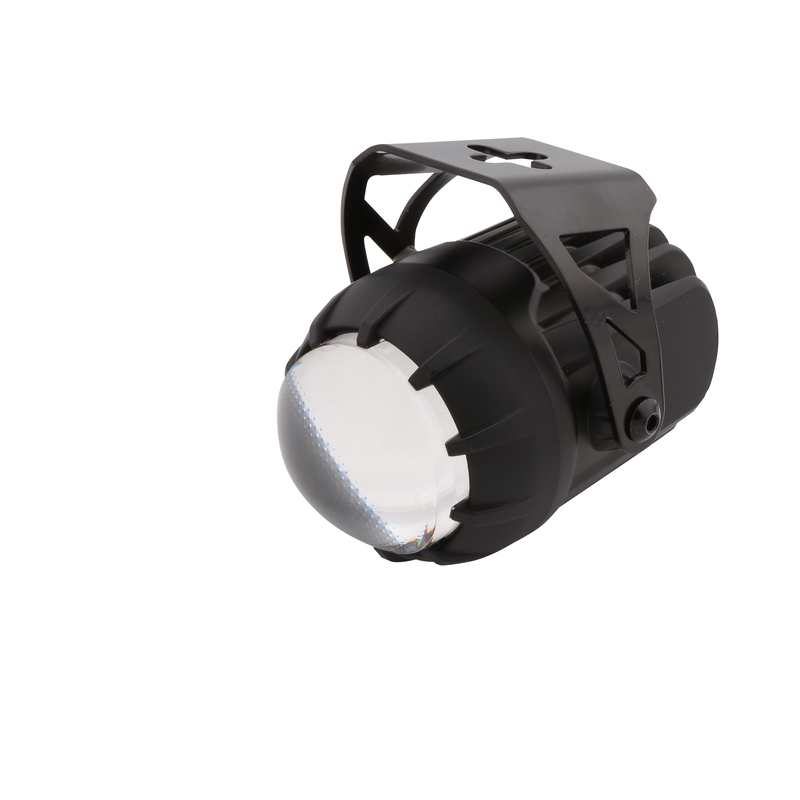 Feu avant LED HIGHSIDER pro Dual-Stream Next - homologué E - noir - à l'unité 