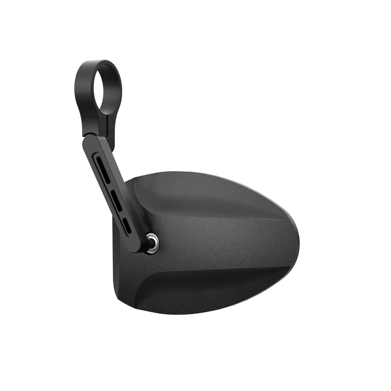 Rétroviseur d'embout de guidon HIGHSIDER pro Ferrara 2 court - noir - l'unité 