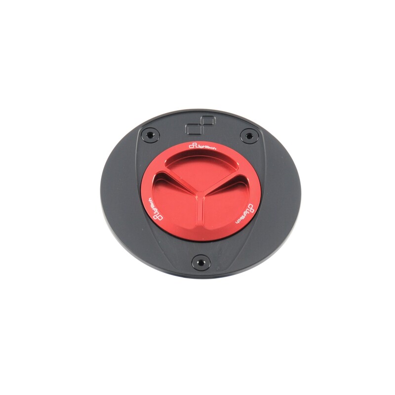 Bouchon de réservoir LIGHTECH - A vis - Rouge 