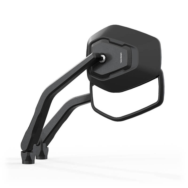 Rétroviseur sur guidon HIGHSIDER pro Esagano-RS - noir/noir 