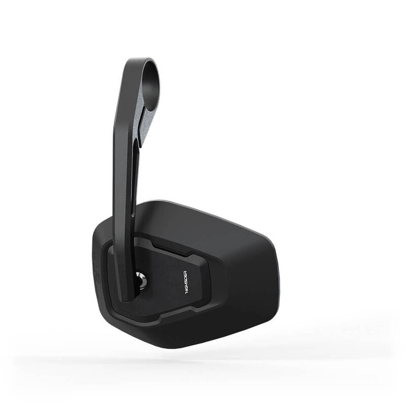 Rétroviseur embout de guidon HIGHSIDER pro Esagano-RS long - noir/noir 