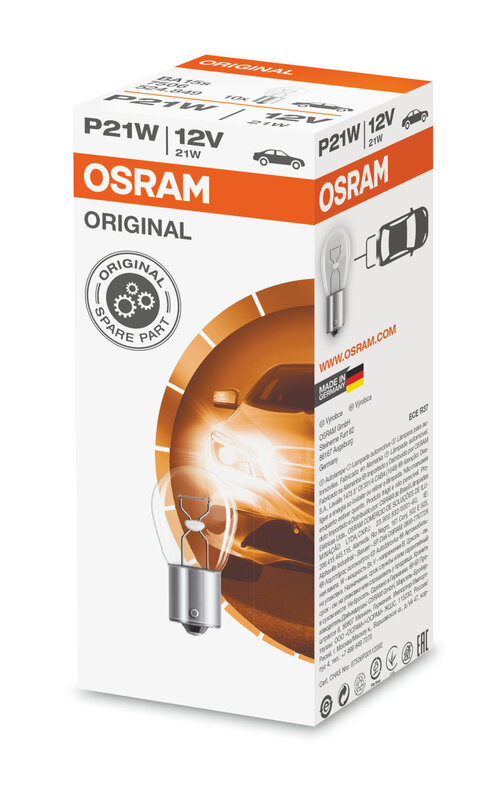 Ampoule OSRAM Original Line P21W 12V 21W 