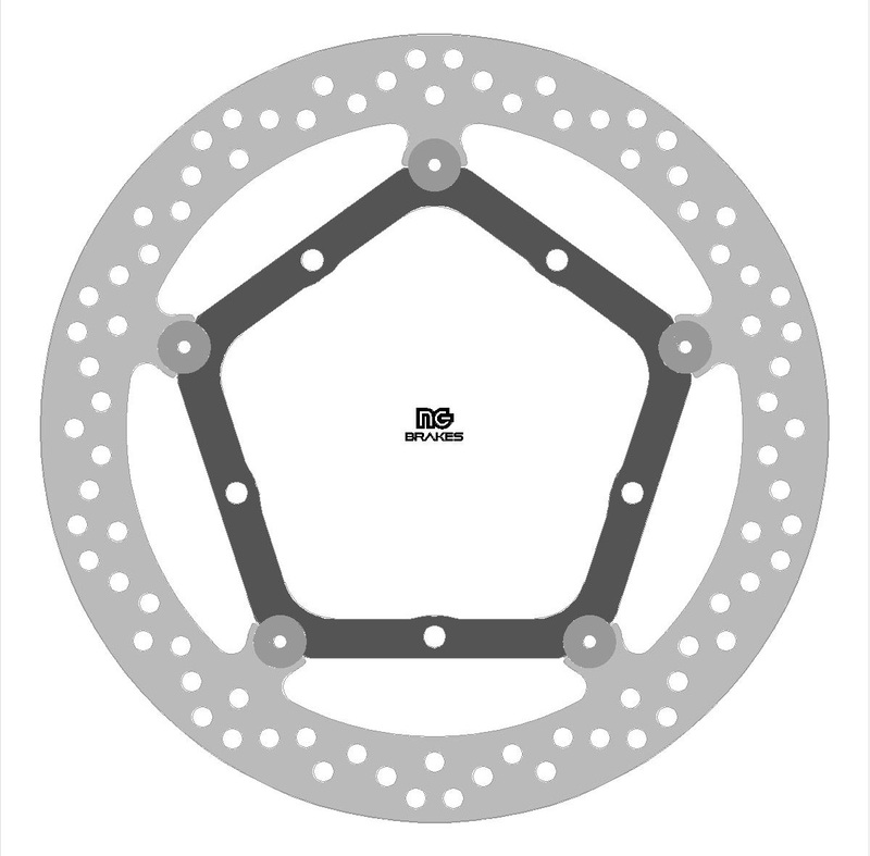 Disque de frein NG BRAKES rond flottant 