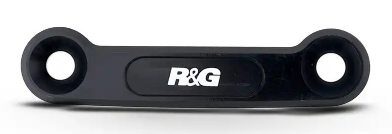Cache orifice reposes-pied arrière R&G RACING noir 