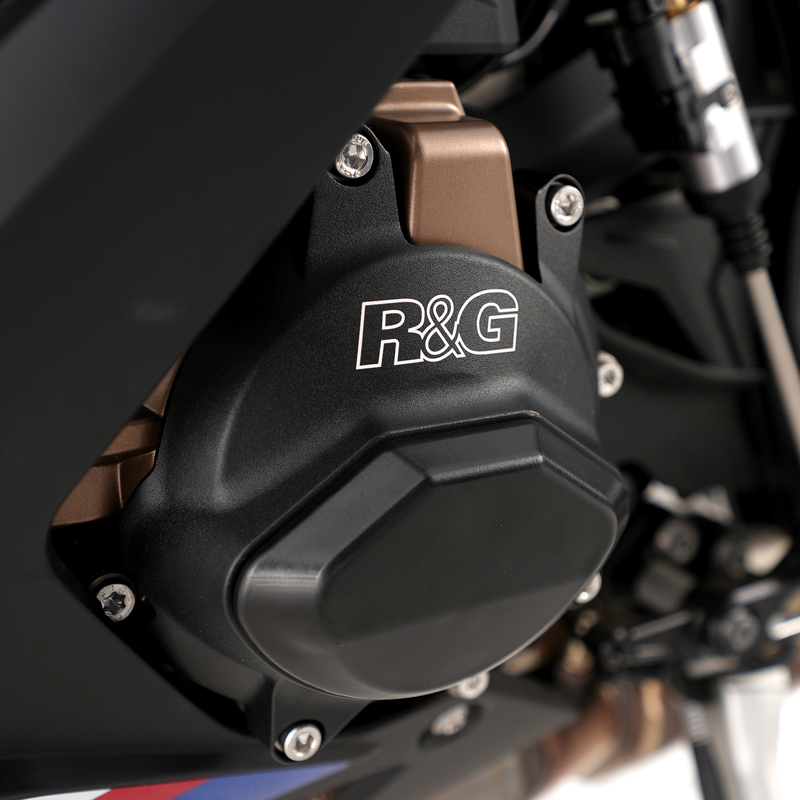 Couvre-carter gauche (alternateur) R&G RACING PRO noir 