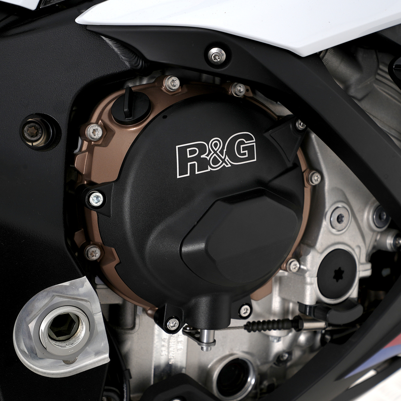 Couvre-carter droit (embrayage) R&G RACING PRO noir 