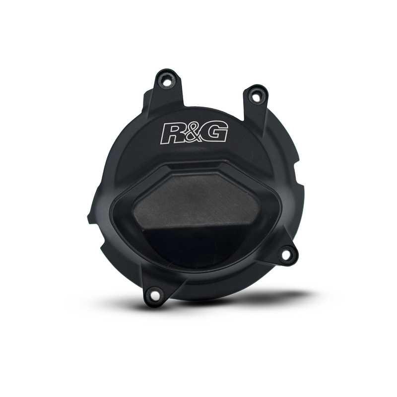 kit de couvre-carter moteur (alternateur/allumage/embrayage)  R&G RACING PRO noir 