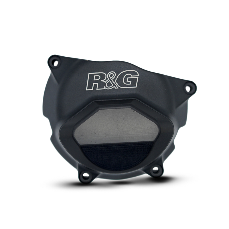 Kit de couvre-carter moteur (alternateur/allumage)  R&G RACING PRO noir 