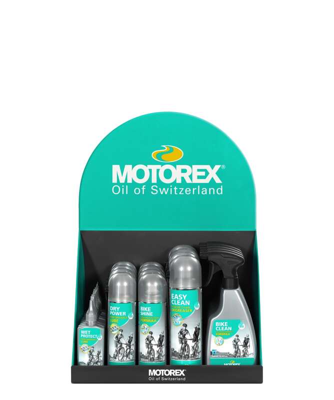 Présentoir de comptoir MOTOREX 