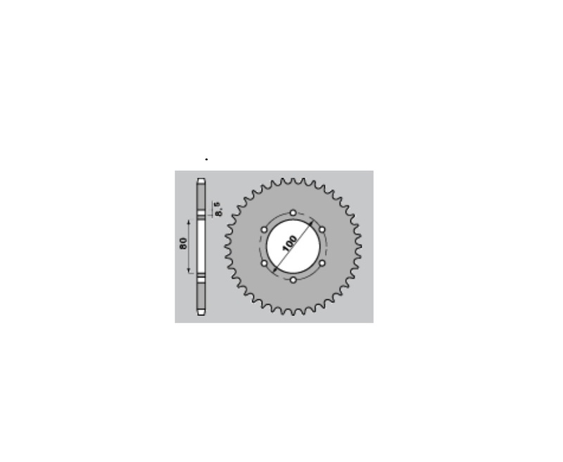 Couronne PBR acier C45 standard 404 - 415 