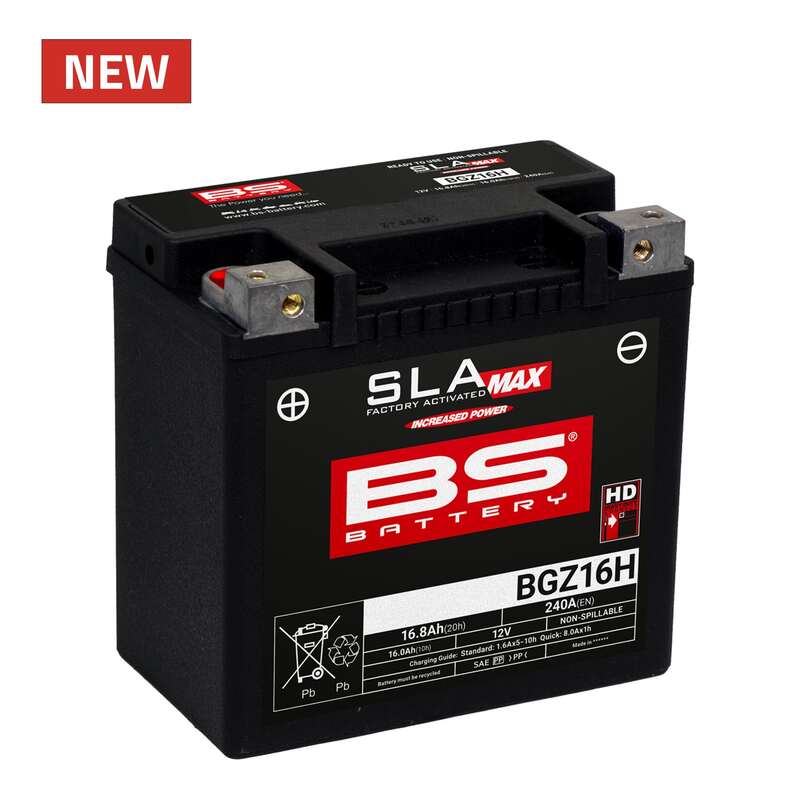 Batterie BS BATTERY SLA Max sans entretien activée usine - BGZ16H 