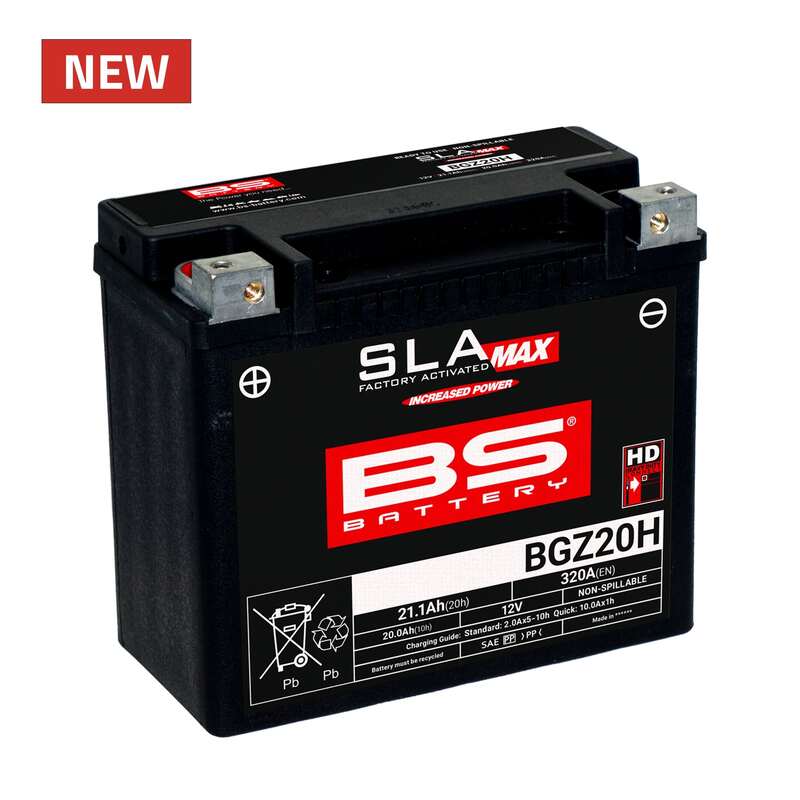 Batterie BS BATTERY SLA Max sans entretien activée usine - BGZ20H 