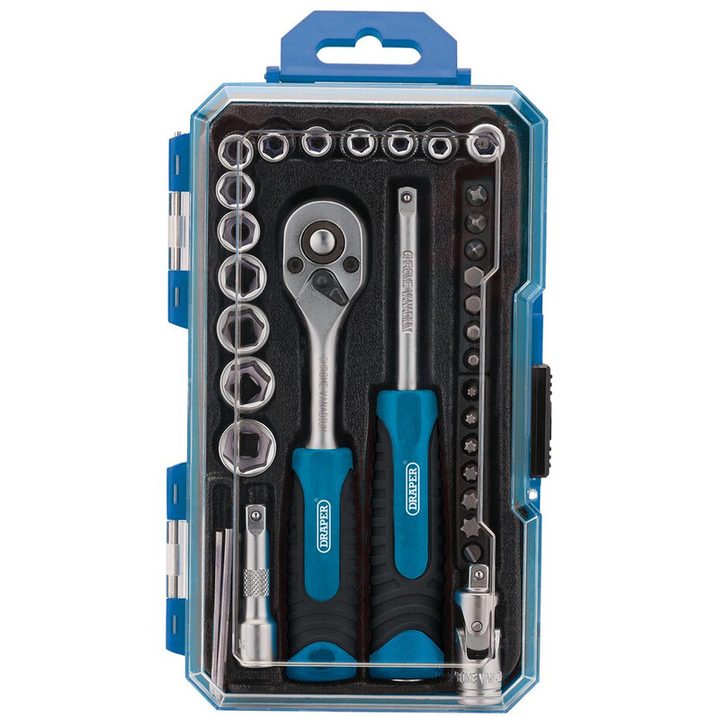 Set de 35 douilles DRAPER 1/4