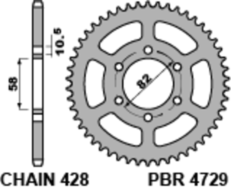 Couronne PBR Acier Standard - 428 