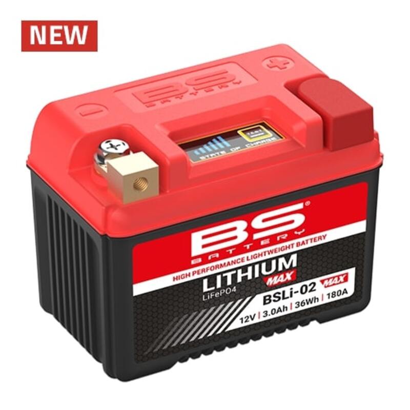 Batterie BS BATTERY Lithium-Ion - BSLI-02 Max 