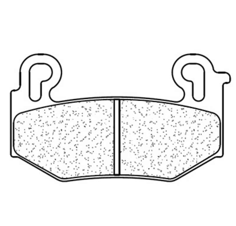 Plaquettes de frein CL BRAKES route métal fritté - 1280A3+ 