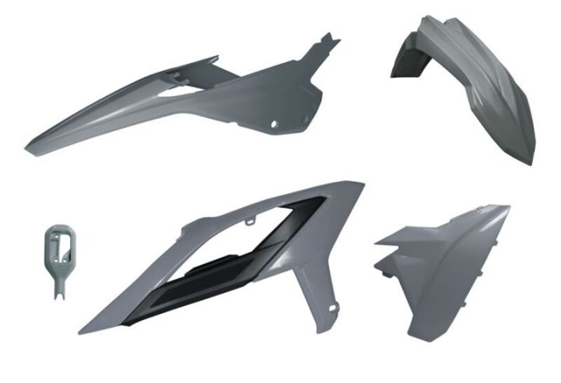 Kit plastique RACETECH - couleur origine 4 pièces 