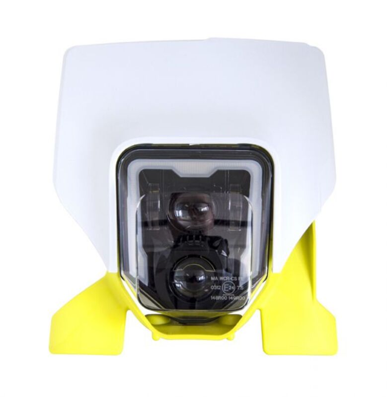 RACETECH Front Headlight Mask With Homologated LED Light 