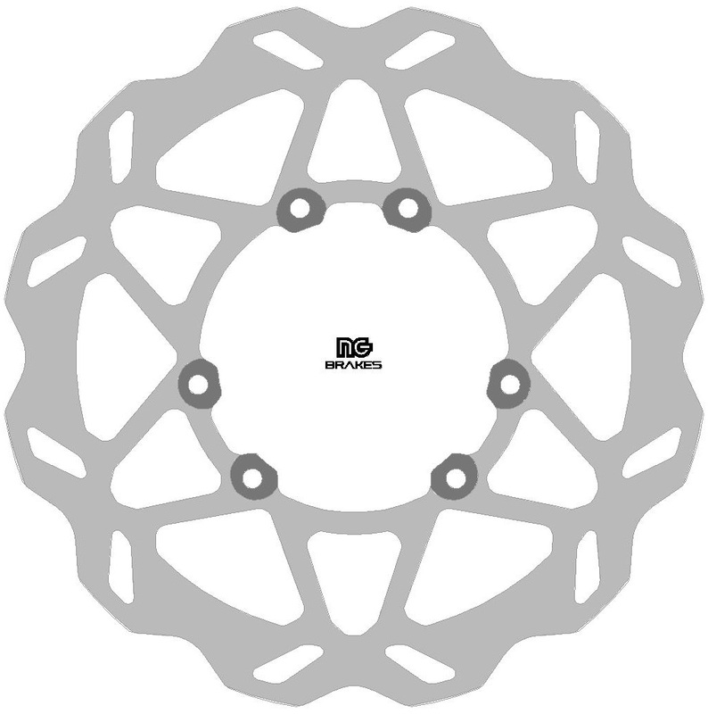 Disque de frein NG BRAKES rond fixe - avant 