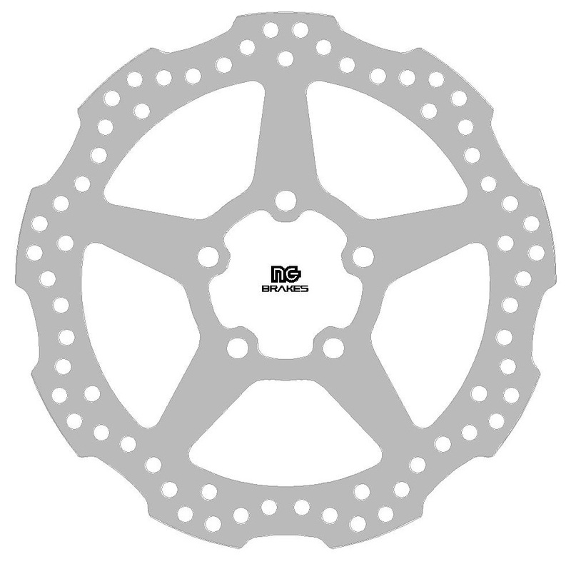 Disque de frein NG BRAKES rond fixe - avant 