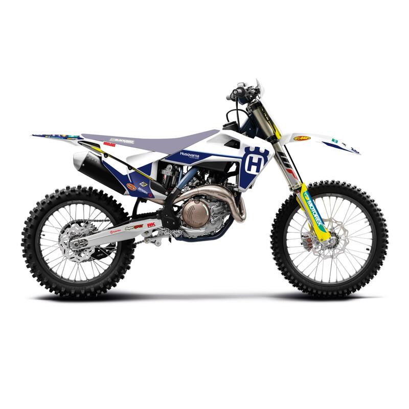 Kit déco BLACKBIRD Replica Factory Team pour Husqvarna 