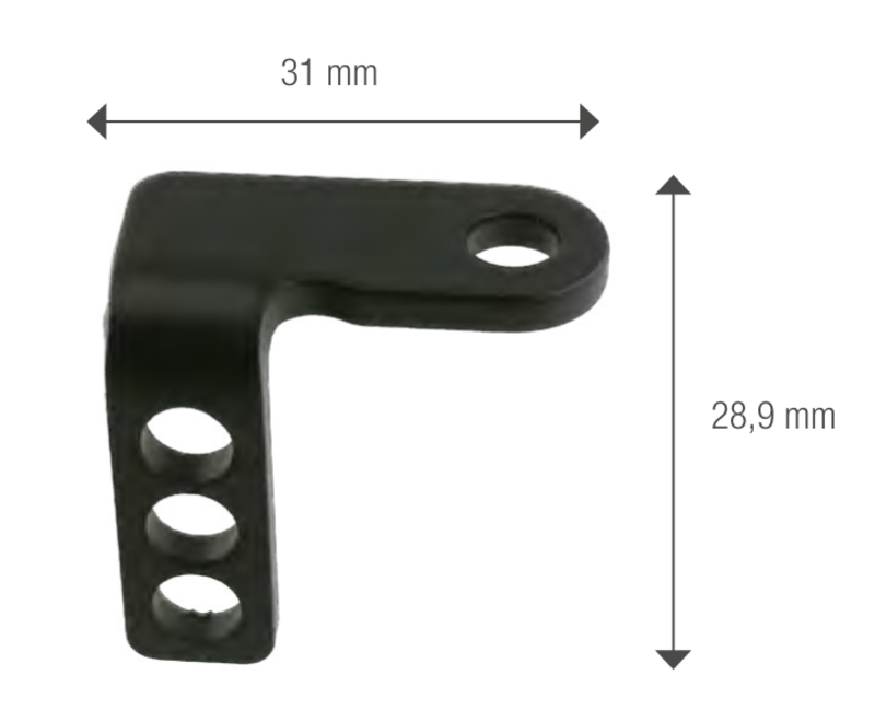 Support Bocal LIGHTECH - Noir 