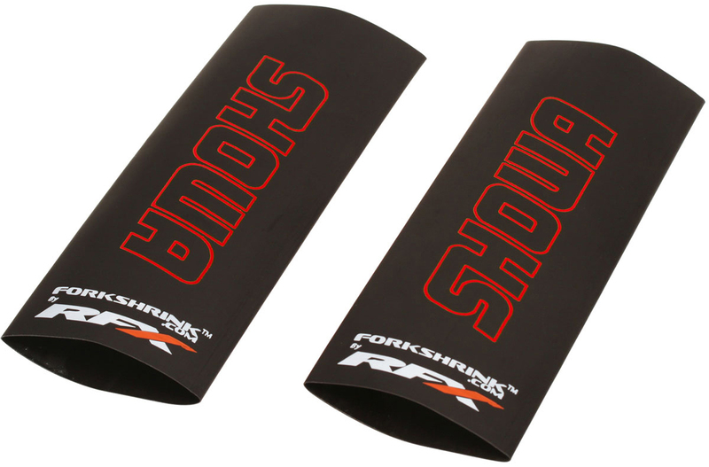 Protection de fourche supérieure RFX Race Series Forkshrink logo Showa - rouge 