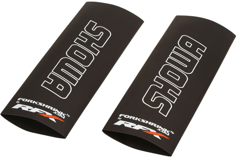 Protection de fourche supérieure RFX Race Series Forkshrink logo Showa - blanc 