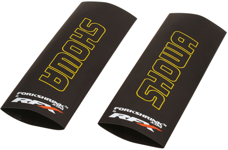 Protection de fourche supérieure RFX Race Series Forkshrink logo Showa - jaune 