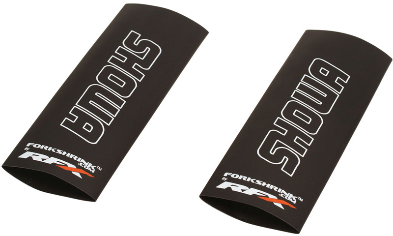 Protection de fourche supérieure RFX Race Series Forkshrink logo Showa - blanc 