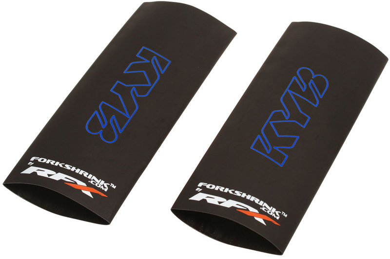 Protection de fourche supérieure RFX Race Series Forkshrink logo KYB - bleu 