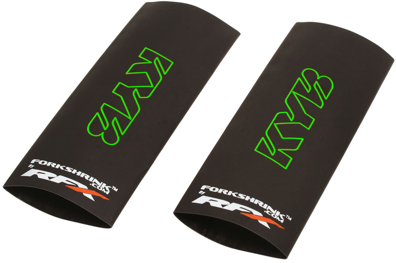 Protection de fourche supérieure RFX Race Series Forkshrink logo KYB - vert 