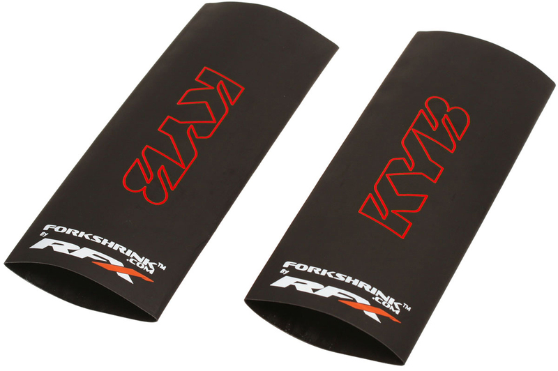 Protection de fourche supérieure RFX Race Series Forkshrink logo KYB - rouge 