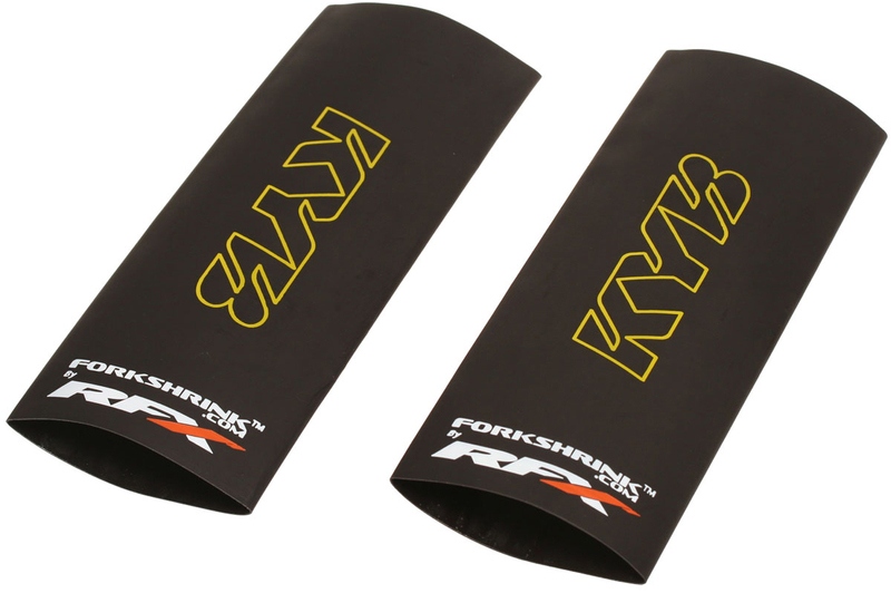 Protection de fourche supérieure RFX Race Series Forkshrink logo KYB - jaune 