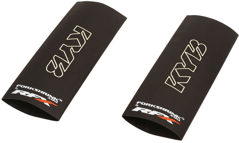 Protection de fourche supérieure RFX Race Series Forkshrink logo KYB - blanc 