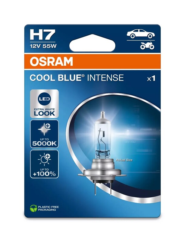 Ampoule OSRAM Cool Blue Intense H7 12V/55W - X1 