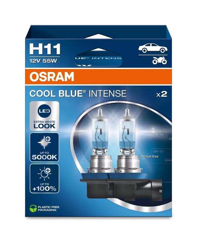 Ampoule OSRAM Cool Blue Intense Bulb H2 12V/55W - x2 