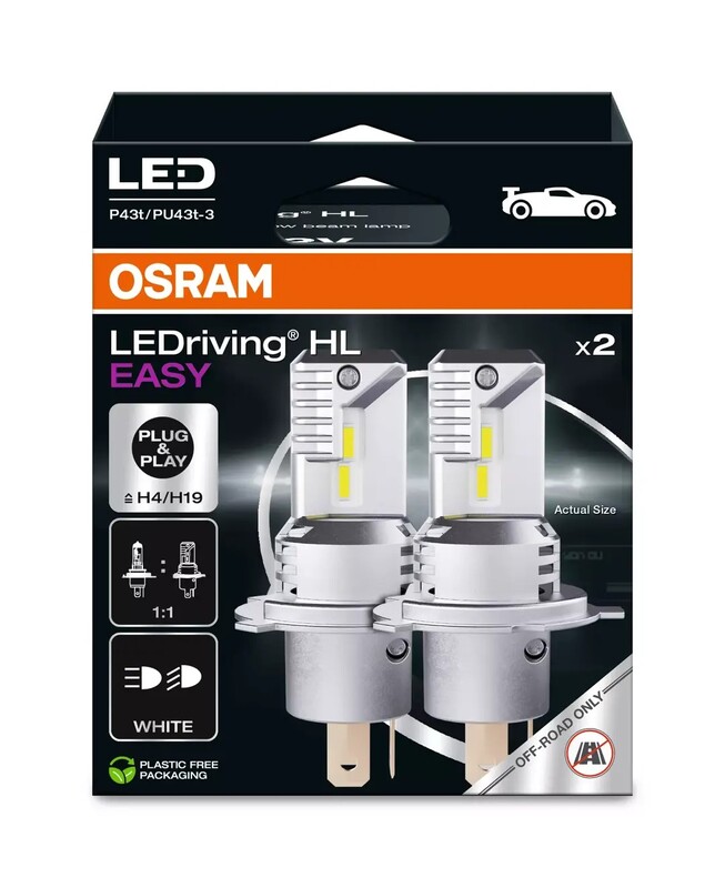 Ampoule OSRAM LEDriving HL Easy H4/H19 12V 