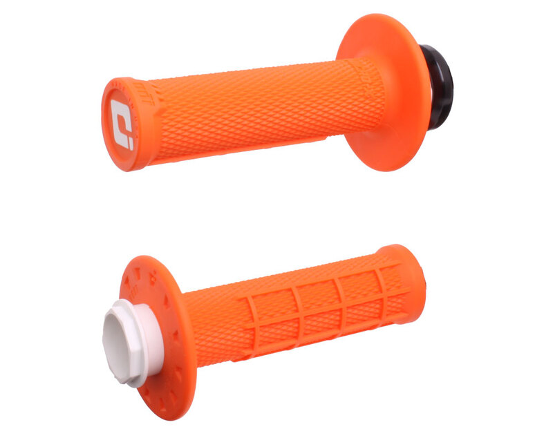 Revêtements ODI Micro-X Lock-On semi-gaufré - orange/noir 