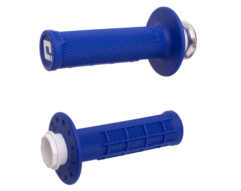Revêtements ODI Micro-X Lock-On semi-gaufré - bleu/noir 